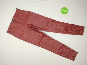 legginsy z suwakiem: Zara, Legginsy Ze skóry ekologicznej damskie, M — 2