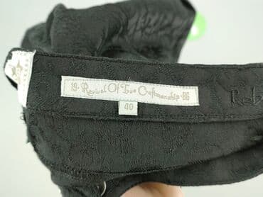 Women's Pants: Material trousers for women, size L — 4