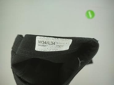 stradivarius cargo czarne: Jeansy dla mężczyzn, rozmiar L — 4