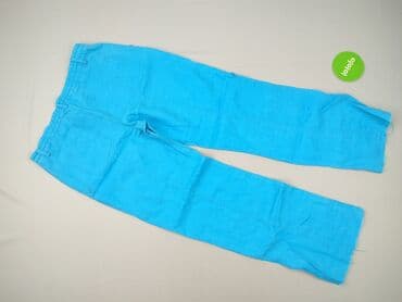 zara spodnie damskie len: Material trousers for women, size M — 4