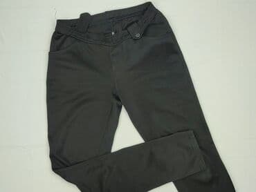 Women: Material trousers for women, size S (EU 36) — 1