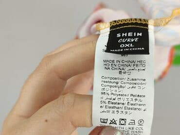 shein zolta sukienka: Shein Curve, T-shirt damski, rozmiar XL — 5