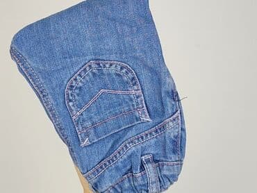 jeansy z polarem: Spodnie jeansowe, 6-9 miesięcy, stan - Bardzo dobry — 5