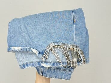 cropped blue jeans: Cropp, Szorty damskie, rozmiar L — 7