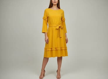 sukienki z żabotem: Women`s dress, size S — 1