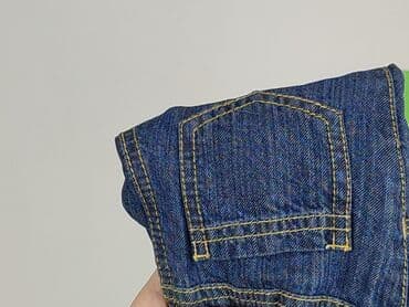 джинсова куртка: Denim pants, 3-6 months, condition - Perfect — 6