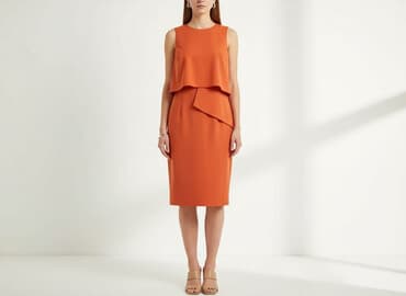 sukienki pomarańczowa na wesele: Sukienka damska, rozmiar M — 6