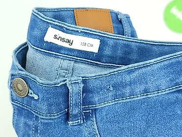 sinsay spodnice letnie: Spodnie jeansowe, Sinsay, 13 lat, 158, stan - Idealny — 4