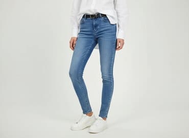 buty vices klapki: BLKVIS, Jeansy damskie, rozmiar S — 7