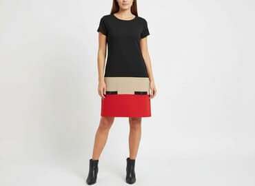 sukienki w paski: Sukienka damska, rozmiar L — 7