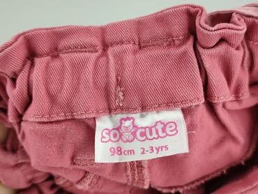 spodnie z lycra: Spodnie jeansowe, So cute, 2-3 lat, 98, stan - Bardzo dobry — 4