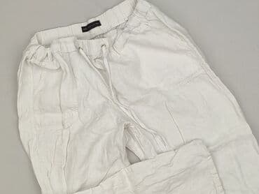 joggery lniane damskie: M&S Collection, Spodnie materiałowe damskie, rozmiar 2XL — 1