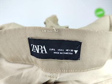 spodnie mordex: Zara, Spodnie materiałowe damskie, rozmiar L — 4