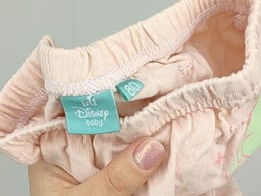 sukienka w pepitkę h: Spodnie dresowe, Disney, 9-12 miesięcy, stan - Bardzo dobry — 4