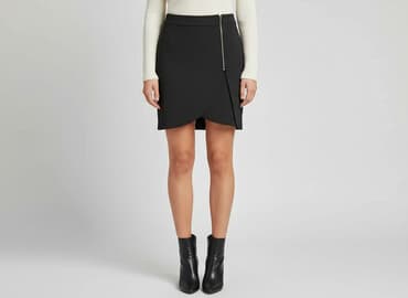 czarne mini spódniczka: Spódnica damska, rozmiar S — 1