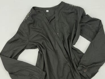 czarne bluzki ze srebrną nitką: Bluzka damska, rozmiar M — 1
