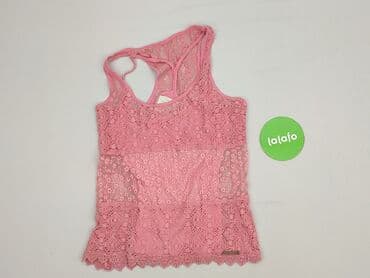 ażurowa koszulka: Bershka, Top damski, rozmiar S — 2