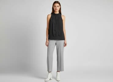 eleganckie bluzki czarne: Bluzka damska, rozmiar S — 7