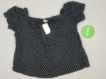 modne bluzki z bufiastymi rękawami: H&M, Bluzka damska, M — 2