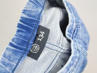 eleganckie luźne sukienki: Spodnie jeansowe, Cool Club, 9 lat, 128/134, stan - Bardzo dobry — 4