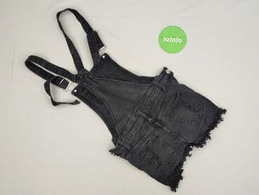 ogrodniczki jeansowe damskie krótkie: Ogrodniczki damskie, rozmiar XS — 3