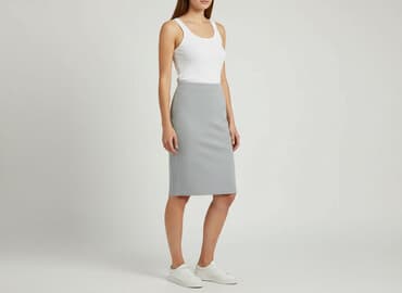 szara spódnice plisowane: Spódnica damska, rozmiar M — 5