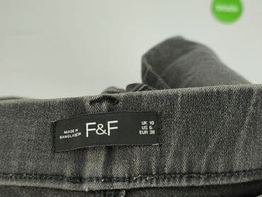 legginsy woskowane wysoki stan: F&F, Spodnie materiałowe damskie, rozmiar M — 4