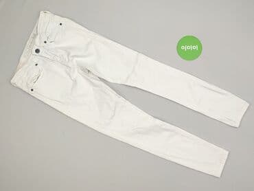 biale klapki a'la hermes: Noisy May, Jeansy damskie, rozmiar S — 2