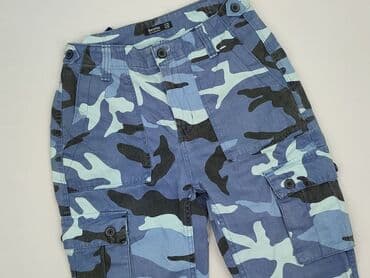 białe cargo bershka: Bershka, Spodnie cargo damskie, rozmiar S — 2