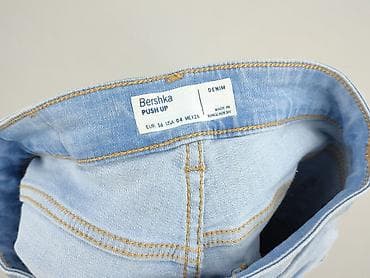 jeansy push up: Bershka, Jeansy damskie, rozmiar S — 4