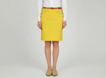 spódnice z zamkiem z przodu: (A), Spódnica damska, rozmiar M — 1