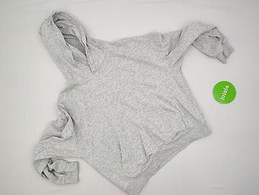 bluzki szare: H&M, Bluza z kapturem damska, rozmiar S — 2