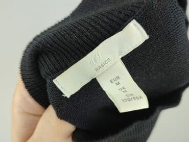 dodatki do czarnej bluzki: H&M, T-shirt damski, rozmiar M — 4
