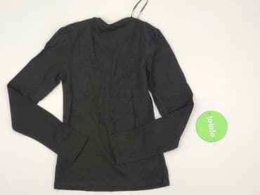 czarna bluzka z krótkim rękawem h m: H&M, Bluzka damska, rozmiar S — 3
