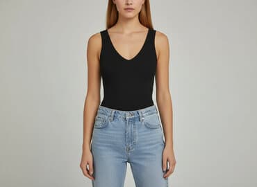 koszulki bez rękawów damskie hugo: HDM, T-shirt damski, rozmiar S — 1