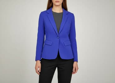 sukienka marynarka niebieska: Marynarka damska, rozmiar S — 1