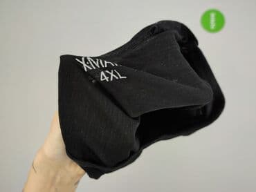 koszulka all black: X-MAIL, T-shirt for men, size 4XL — 4