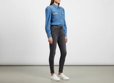 koszula tunika damska: Zara, Koszula damska, rozmiar L — 6