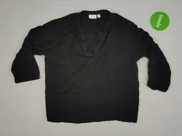 czarne bluzki dekolt v: Vila, Bluzka damska, rozmiar XL — 2