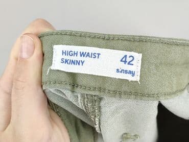 koszula z bufiastymi rękawami sinsay: Sinsay, Material trousers for women, size XL (EU 42) — 4
