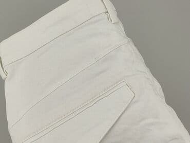 czarne spodnie z białą nitką: Spodnie materiałowe damskie, rozmiar XS — 5