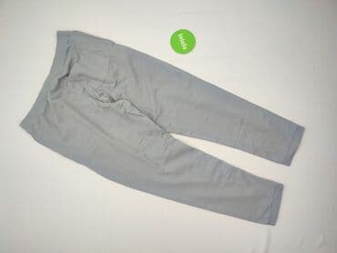 jakie rajstopy do srebrnej sukienki: Material trousers for women, size L (EU 40) — 3