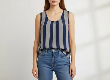 bluzki w prążki: Bluzka damska, rozmiar S — 6