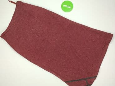 bordowa spódnice midi: Spódnica damska, rozmiar S — 3
