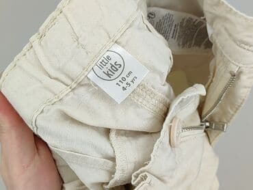 reserved woskowane spodnie: Shorts, Little kids, 4-5 years, 104/110, condition - Very good — 4