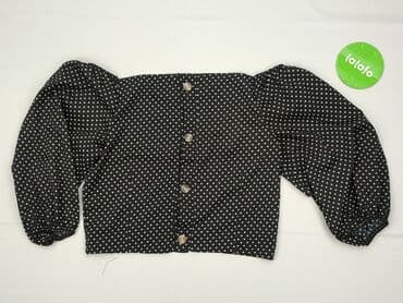 modne bluzki z bufiastymi rękawami: Bluzka damska, rozmiar M — 3