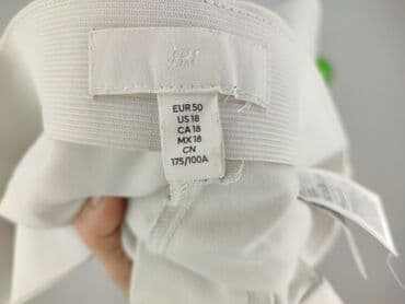 spodnie materiałowe tommy hilfiger: H&M, Spodnie materiałowe damskie, rozmiar 5XL — 4