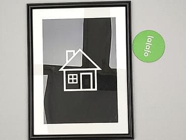 dom nocy: Plakat/grafika „Dom” w ramie - Minimalistyczna grafika — 2