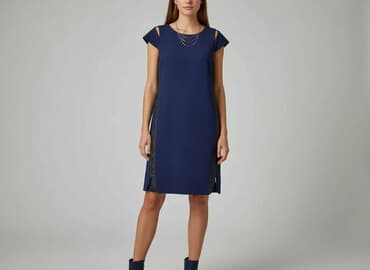 jaki kolor rajstop do granatowej sukienki: Sukienka damska, rozmiar L — 6