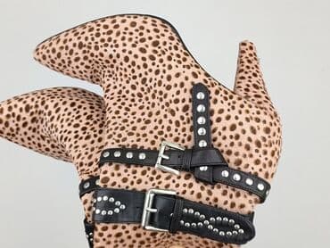 klapki z futerkiem steve madden: Botki damskie, 39 — 8